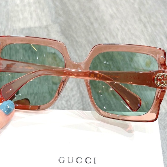 NWT Gucci GG0876 - 003 Square Frame Sunglasses - Picture 12 of 13